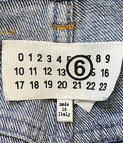 美品 MM6 ロウトラウザースデニムパンツ 24SS S52LA0230 レディース SIZE 26 エムエムシックス