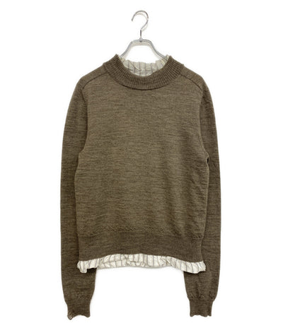 Maison Margiela ニット シャツレイヤード S50HA0981 レディース SIZE M メゾンマルジェラ