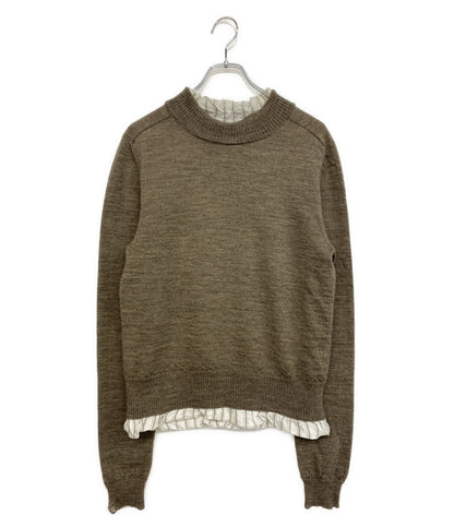 Maison Margiela ニット シャツレイヤード S50HA0981 レディース SIZE M メゾンマルジェラ