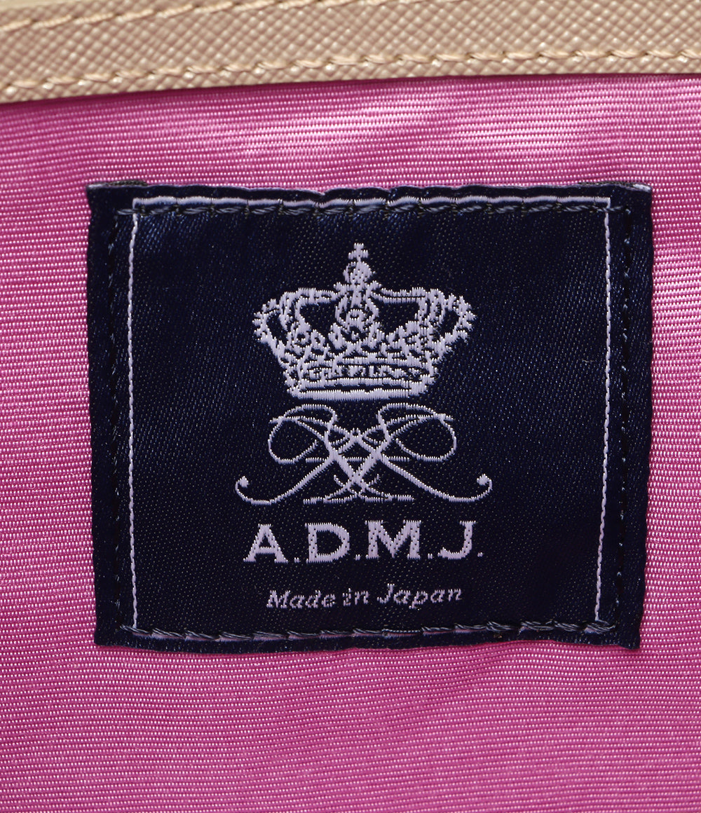 美品 A.D.M.J. シュリンクレザークロスボディバッグ レディース エーディーエムジェイ