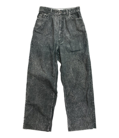美品 BALENCIAGA デニム転写パンツ 20年 641548 メンズ SIZE S バレンシアガ
