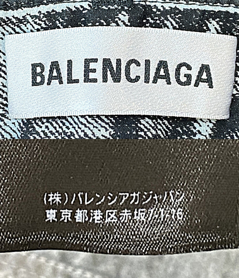 美品 BALENCIAGA デニム転写パンツ 20年 641548 メンズ SIZE S