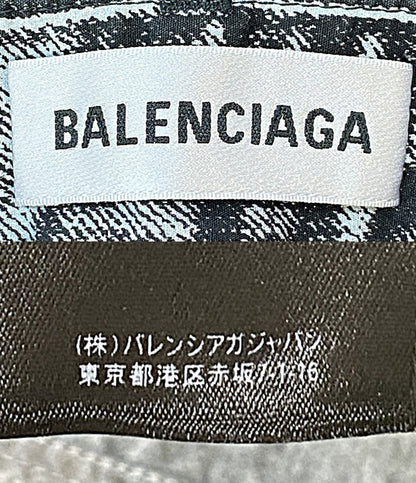美品 BALENCIAGA デニム転写パンツ 20年 641548 メンズ SIZE S バレンシアガ