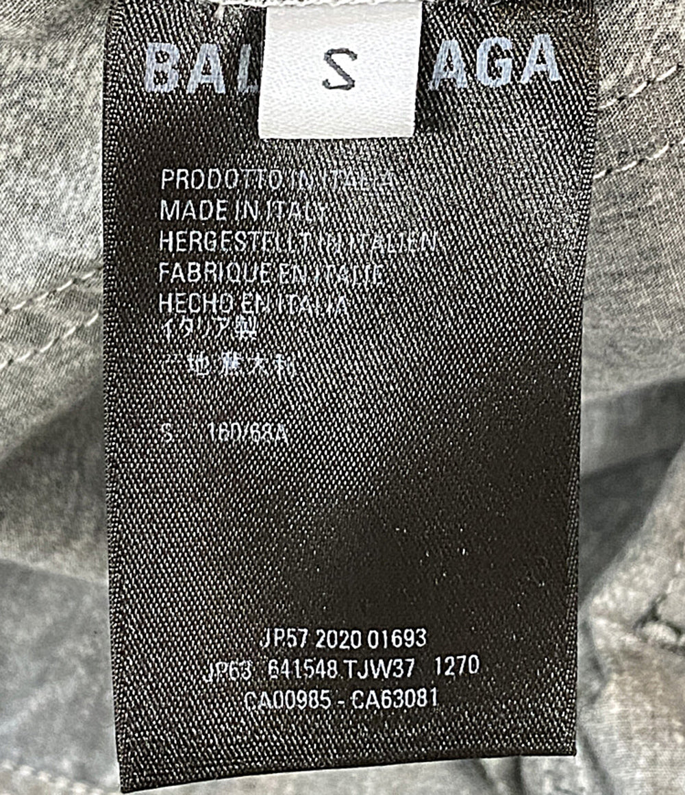 美品 BALENCIAGA デニム転写パンツ 20年 641548 メンズ SIZE S