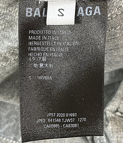 美品 BALENCIAGA デニム転写パンツ 20年 641548 メンズ SIZE S バレンシアガ