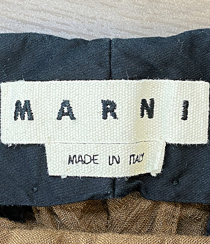 MARNI パンツ ブラウン GUMU0001U0 S45455 レディース SIZE 48 マルニ