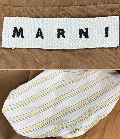 MARNI テーラードジャケット ブラウン GUMU0001U0 S45455 メンズ SIZE 50 マルニ