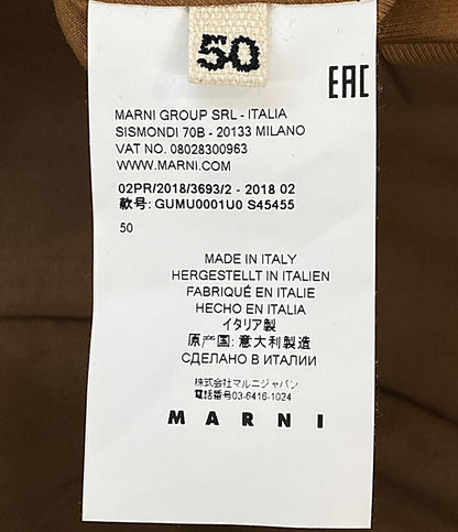MARNI テーラードジャケット ブラウン GUMU0001U0 S45455 メンズ SIZE 50 マルニ