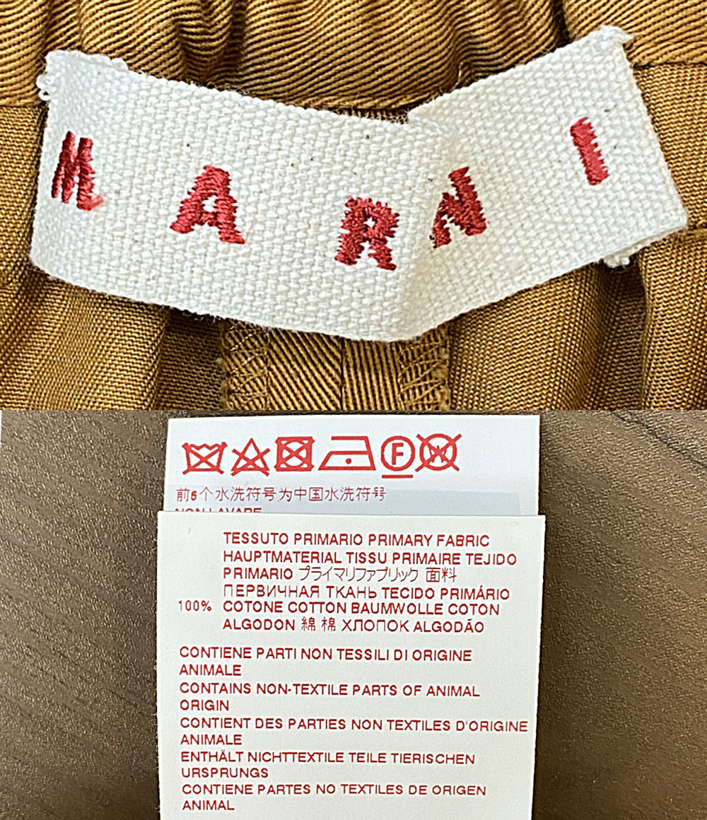 MARNI リラックスパンツ オーカー PUMU0017S0 レディース SIZE 44 マルニ