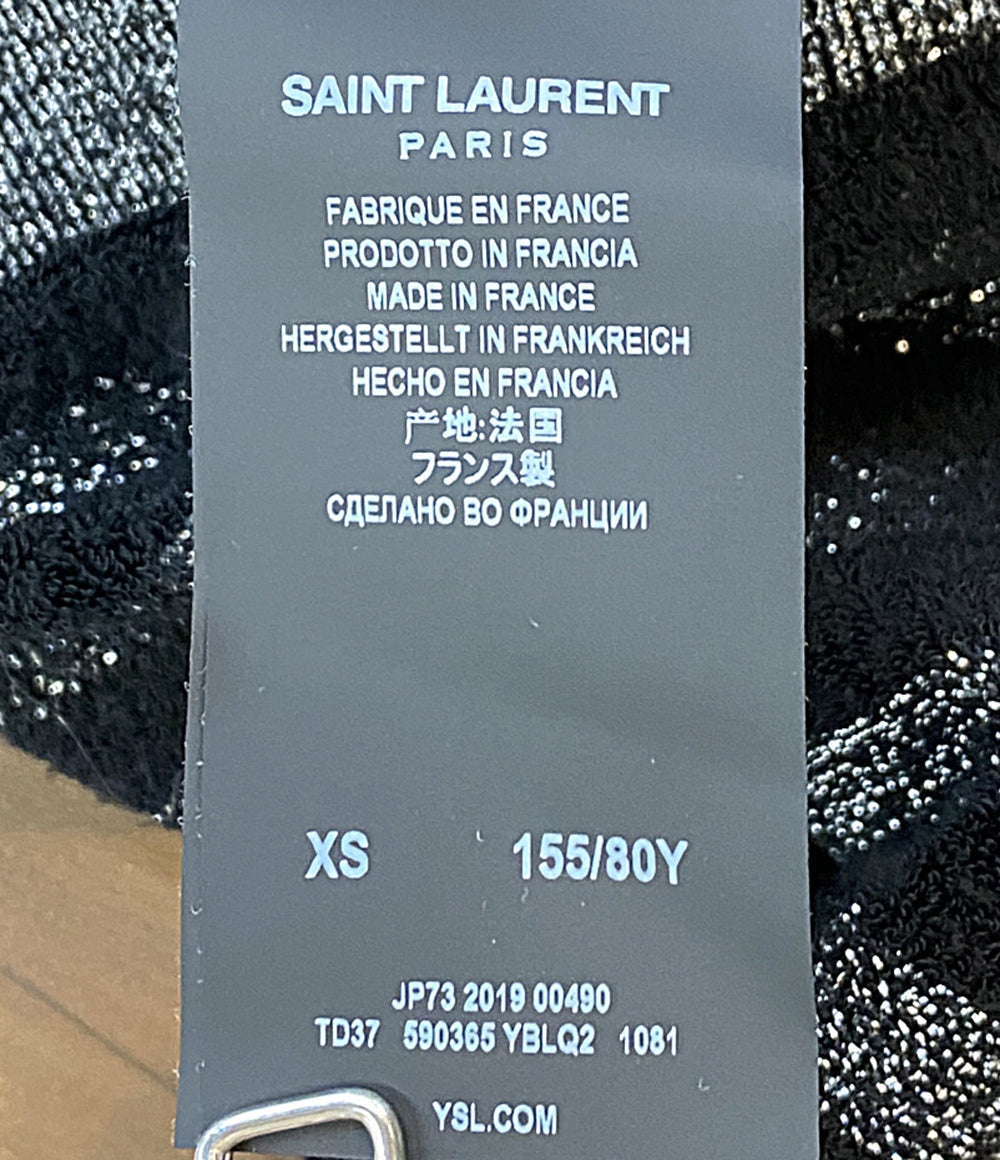 美品 Saint Laurent ラメニット 2019 578692 レディース SIZE XS サンローラン