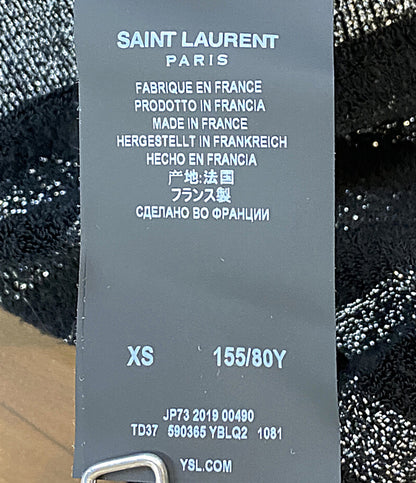 美品 Saint Laurent ラメニット 2019 578692 レディース SIZE XS サンローラン