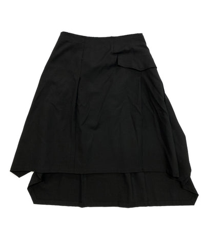 Yohji Yamamoto femme ヨウジヤマモトファム 変形スカート ブラック FD-S07-100 レディース SIZE 1