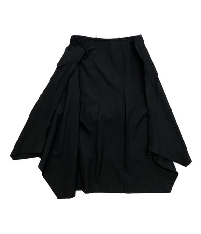 Yohji Yamamoto femme ヨウジヤマモトファム 変形スカート ブラック FD-S07-100 レディース SIZE 1