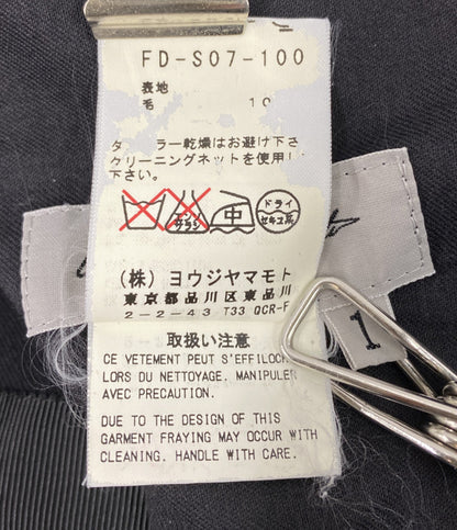 Yohji Yamamoto femme ヨウジヤマモトファム 変形スカート ブラック FD-S07-100 レディース SIZE 1