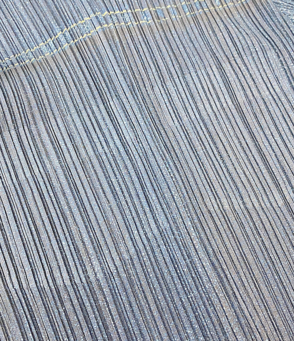 PLEATS PLEASE 長袖シャツ デニム転写 PP23-JD921 レディース SIZE 3 プリーツプリーズ