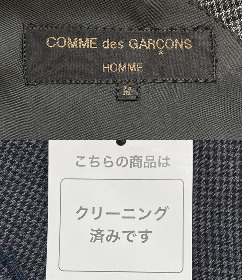 COMME des GARCONS HOMME テーラードジャケット チドリ グレー HS