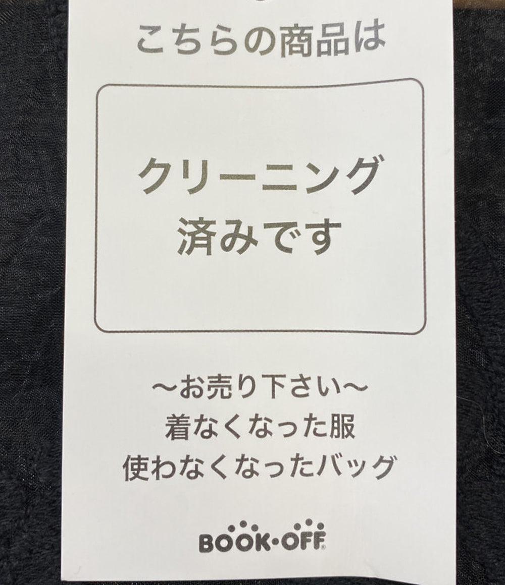 CLANE オープンカラーシャツ 半袖 オーガンジー ブラック 18122-4162 レディース SIZE 1 クラネ