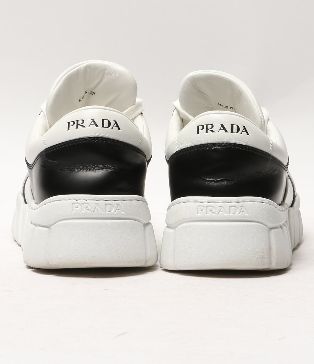 PRADA スニーカー ロゴプレートスニーカー 2EE378 メンズ SIZE 8.5