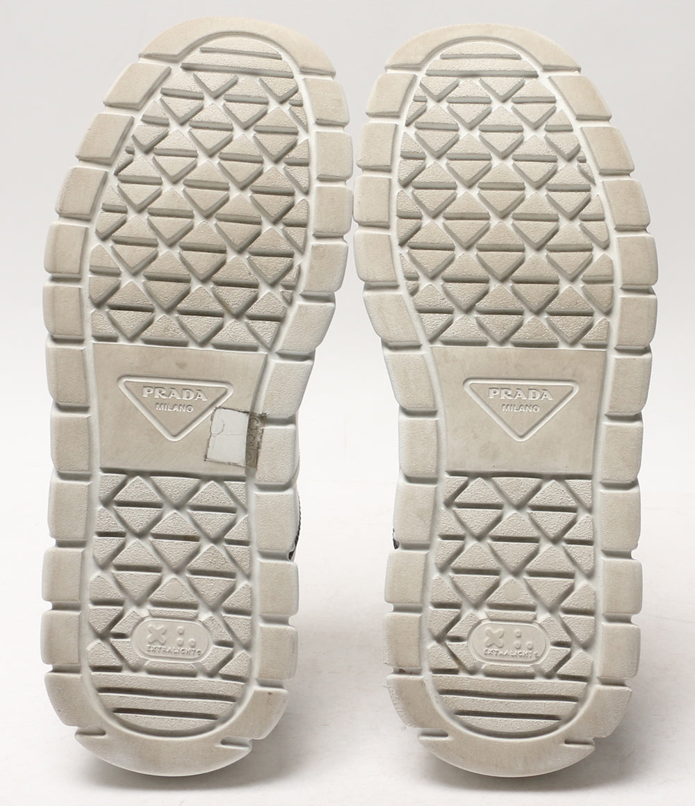 PRADA スニーカー ロゴプレートスニーカー 2EE378 メンズ SIZE 8.5