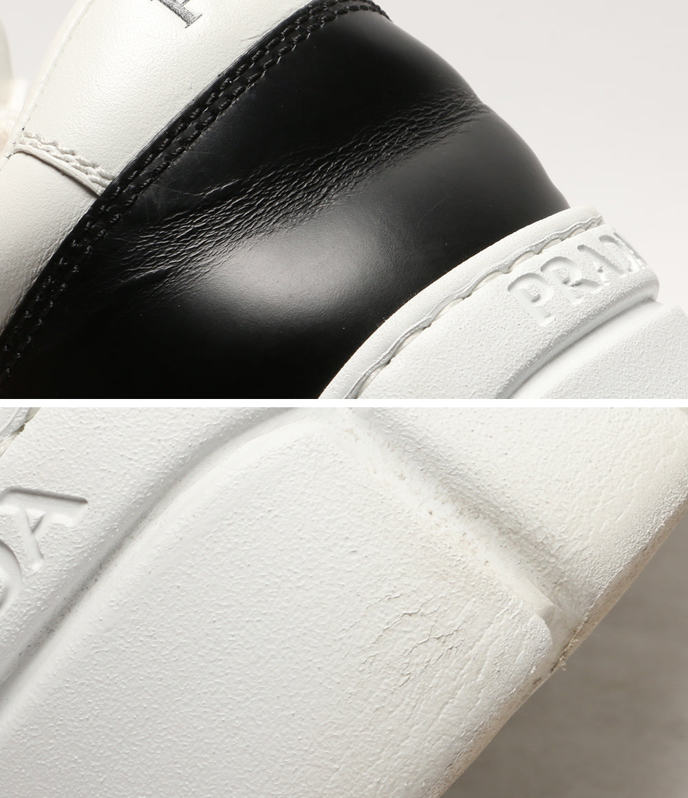 PRADA スニーカー ロゴプレートスニーカー 2EE378 メンズ SIZE 8.5 プラダ