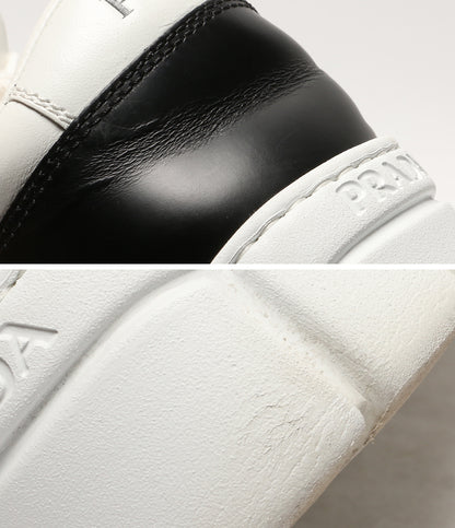 PRADA スニーカー ロゴプレートスニーカー 2EE378 メンズ SIZE 8.5 プラダ