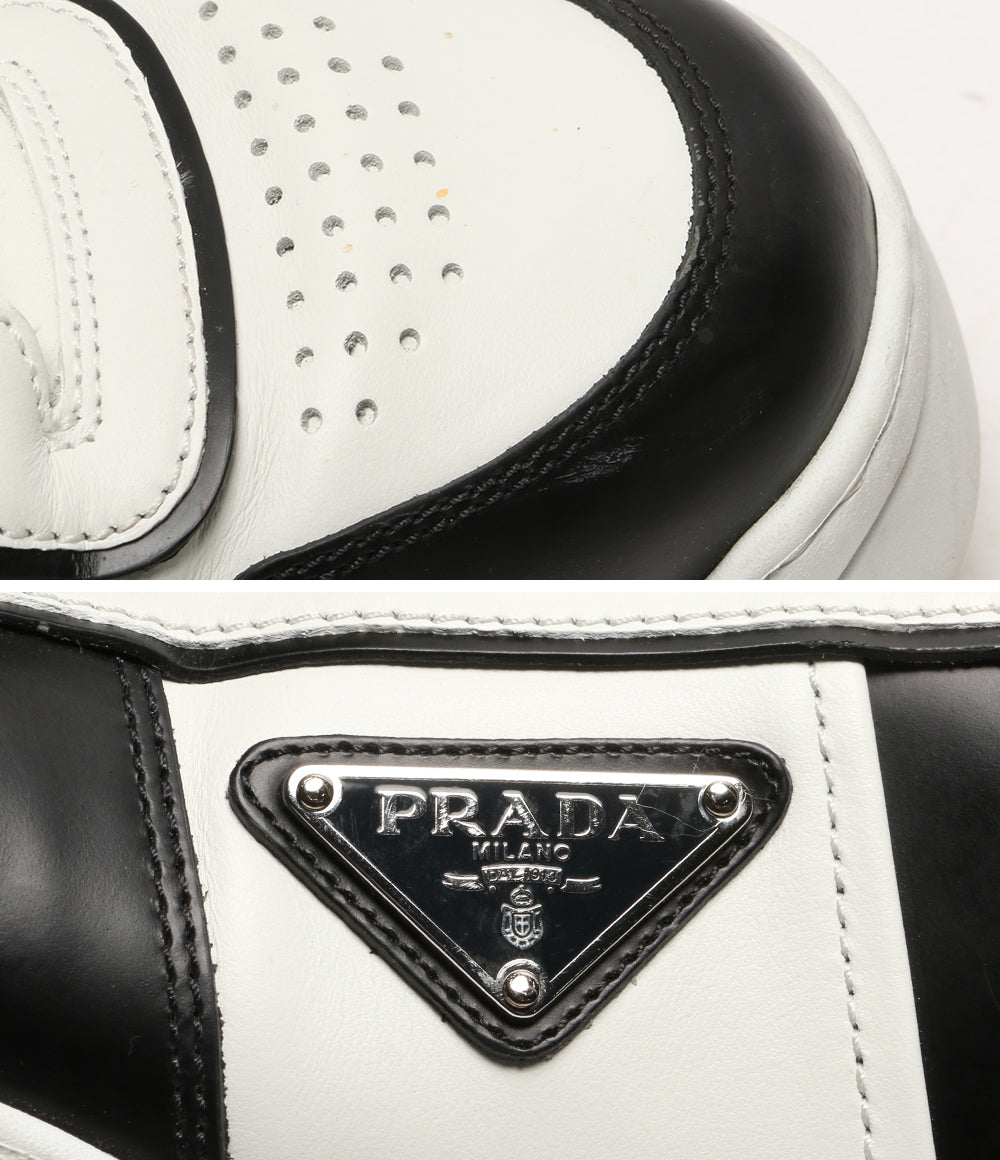 PRADA スニーカー ロゴプレートスニーカー 2EE378 メンズ SIZE 8.5