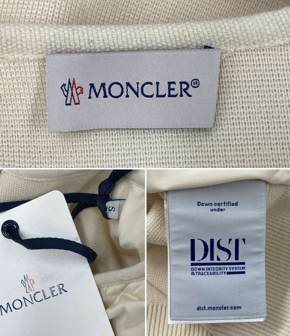 美品 MONCLER ニット切替 ダウンジャケット CARDIGAN TRICOT レディース SIZE S モンクレール