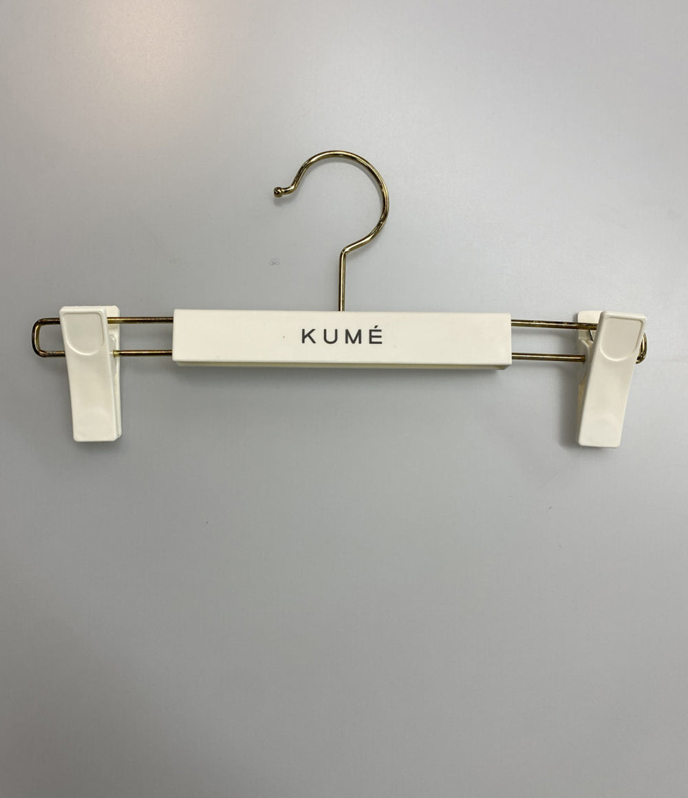 KUME クメ ラップスカート プリーツ ブラック KM-24FW-SK01 レディース SIZE M