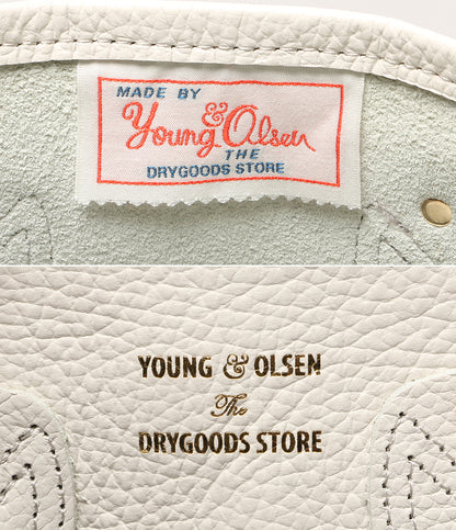 美品 young&olsen ヤングアンドオルセン ショルダーバッグ ホワイト レディース