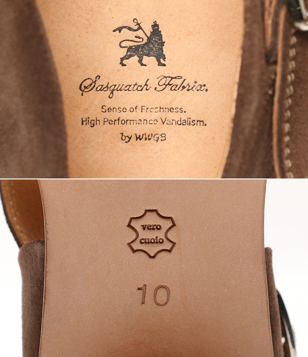 ぶっちさん専用 Sasquatchfabrix. グルカサンダル ブラウン 2024ss メンズ SIZE 10