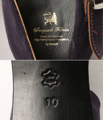 Sasquatchfabrix. グルカサンダル パープル 2024ss メンズ SIZE 10 サスクワァッチファブリックス