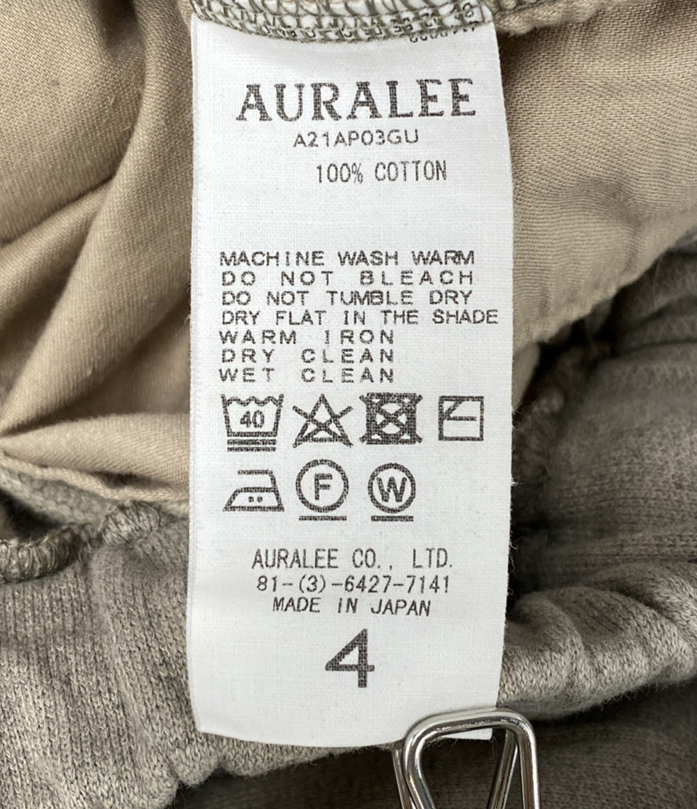 AURALEE スウェットパンツ ライトブラウン A21AP03GU メンズ SIZE 4 オーラリー