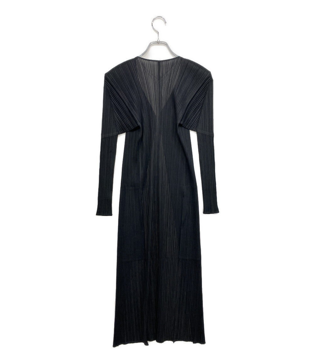 PLEATS PLEASE カーディガン ブラック系 PP04-JH117 レディース SIZE 2 プリーツプリーズ