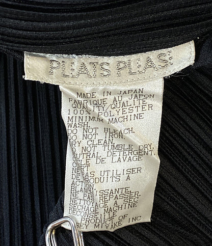 PLEATS PLEASE カーディガン ブラック系 PP04-JH117 レディース SIZE 2 プリーツプリーズ