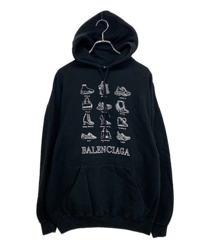 BALENCIAGA パーカー フーディ シューズモチーフプリント 20AW 578135 メンズ SIZE XS バレンシアガ
