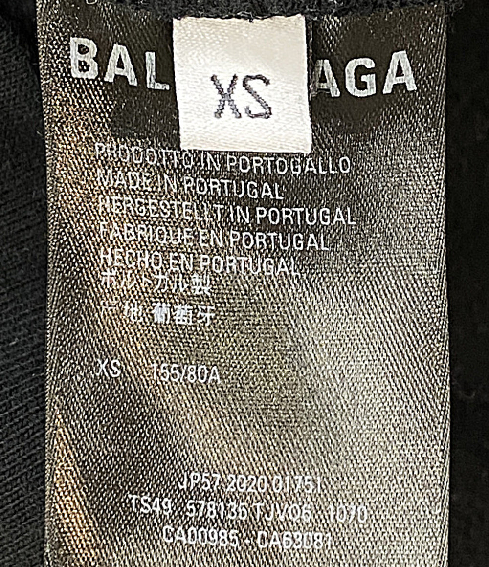 BALENCIAGA 【20AW】ゴシックプリントオーバーサイズパーカー　xs BALENCIAGA 【20AW】ゴシックプリントオーバーサイズパーカー xs