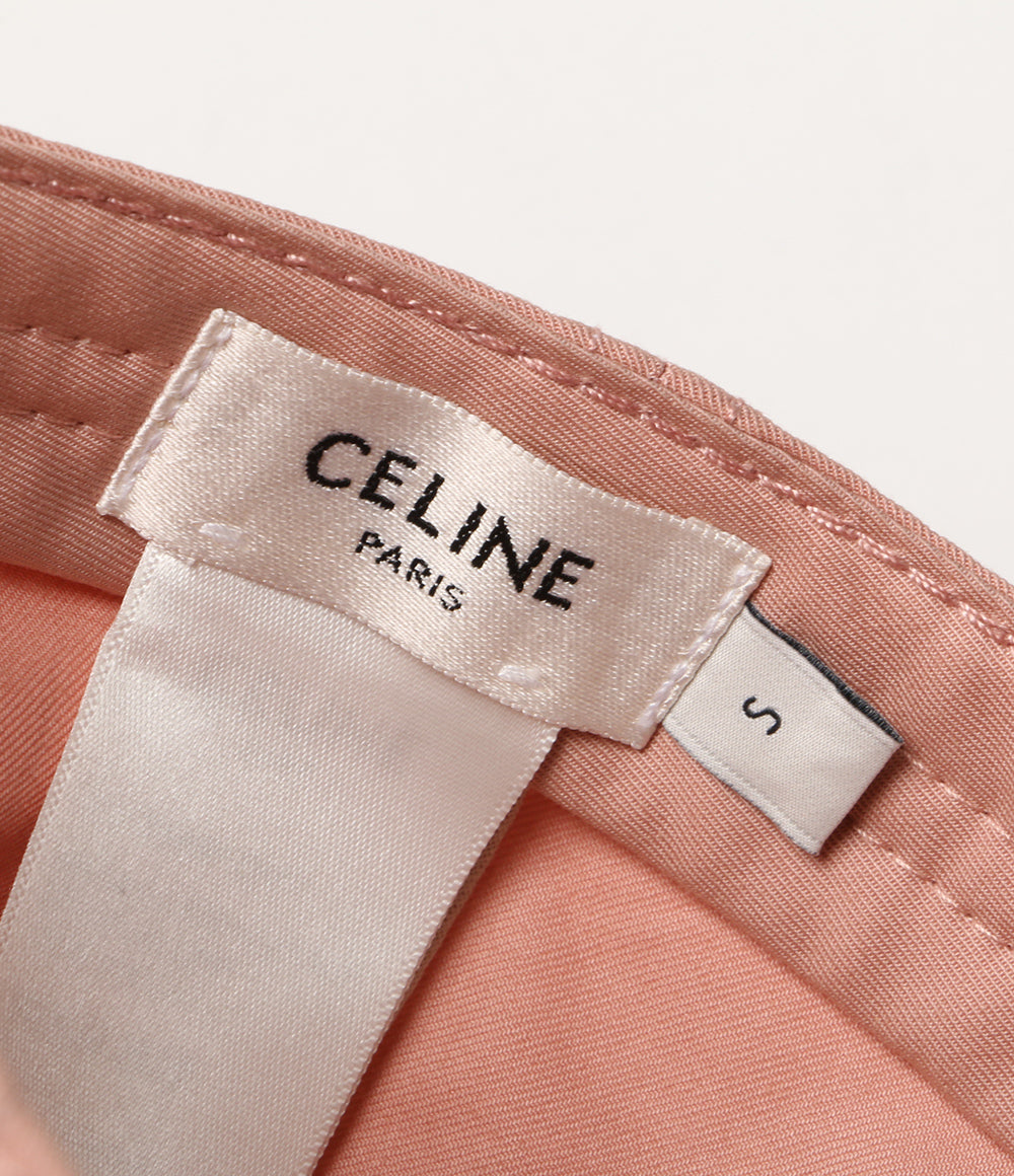 CELINE PINK 2AUT6969P キャップ レディース SIZE S セリーヌ