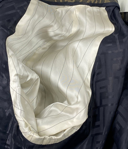 美品 FENDI ズッカ クリスタル ジャケット レディース SIZE 40 フェンディ