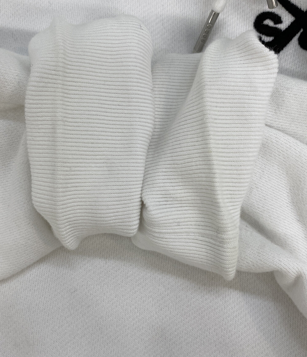 sacai スウェットパーカー ホワイト エンブロイダリーフーディ 21ss メンズ SIZE 3 サカイ