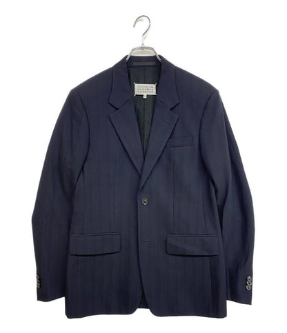 美品 Maison Margiela テーラードジャケット 14 ストライプ 19AW S50FT0082 メンズ SIZE 44 メゾンマルジェラ