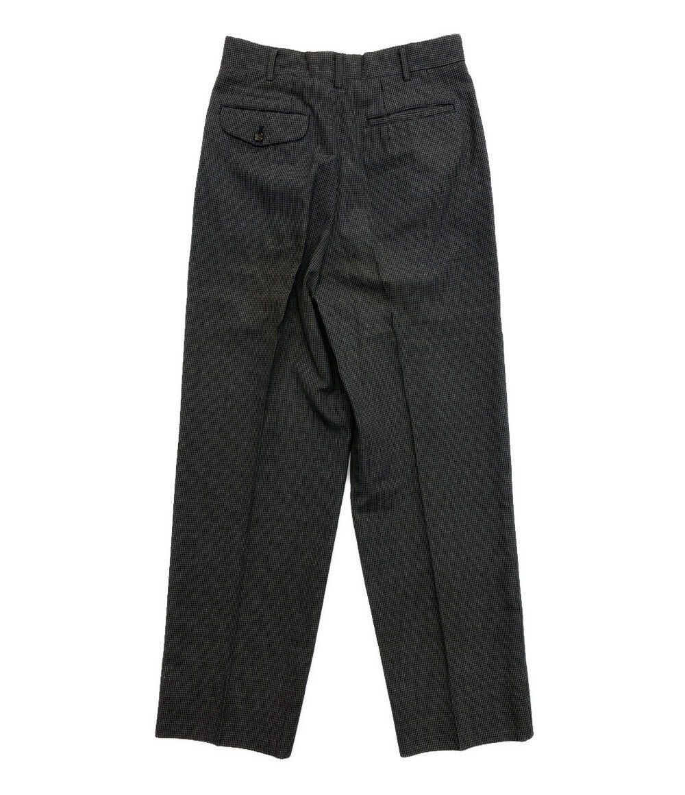 COMME des GARCONS HOMME センタープレスパンツ 千鳥チェック柄 HS
