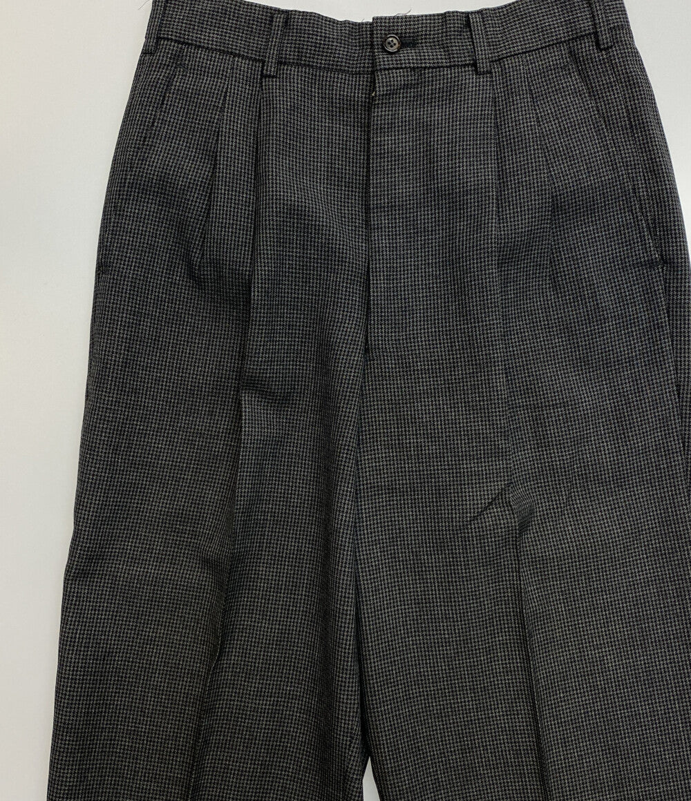 COMME des GARCONS HOMME センタープレスパンツ 千鳥チェック柄 HS-08009M メンズ SIZE M コムデギャルソンオム