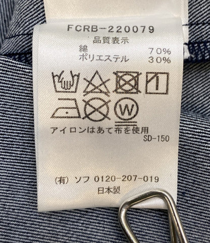 F.C.Real Bristol エフシーレアルブリストル 長袖シャツ ネイビー fcrb-220079 メンズ SIZE M