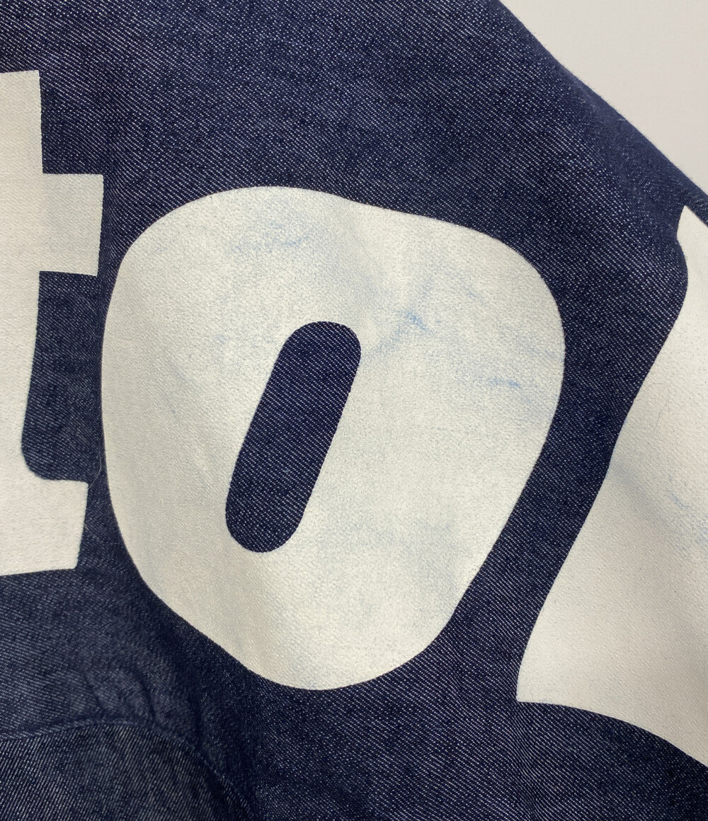 F.C.Real Bristol エフシーレアルブリストル 長袖シャツ ネイビー fcrb-220079 メンズ SIZE M