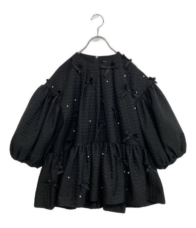 美品 Tsuru BY MARIKO OIKAWA カットソー 25SS Montalembert BL-2242520 レディース SIZE - ツルバイマリコオイカワ