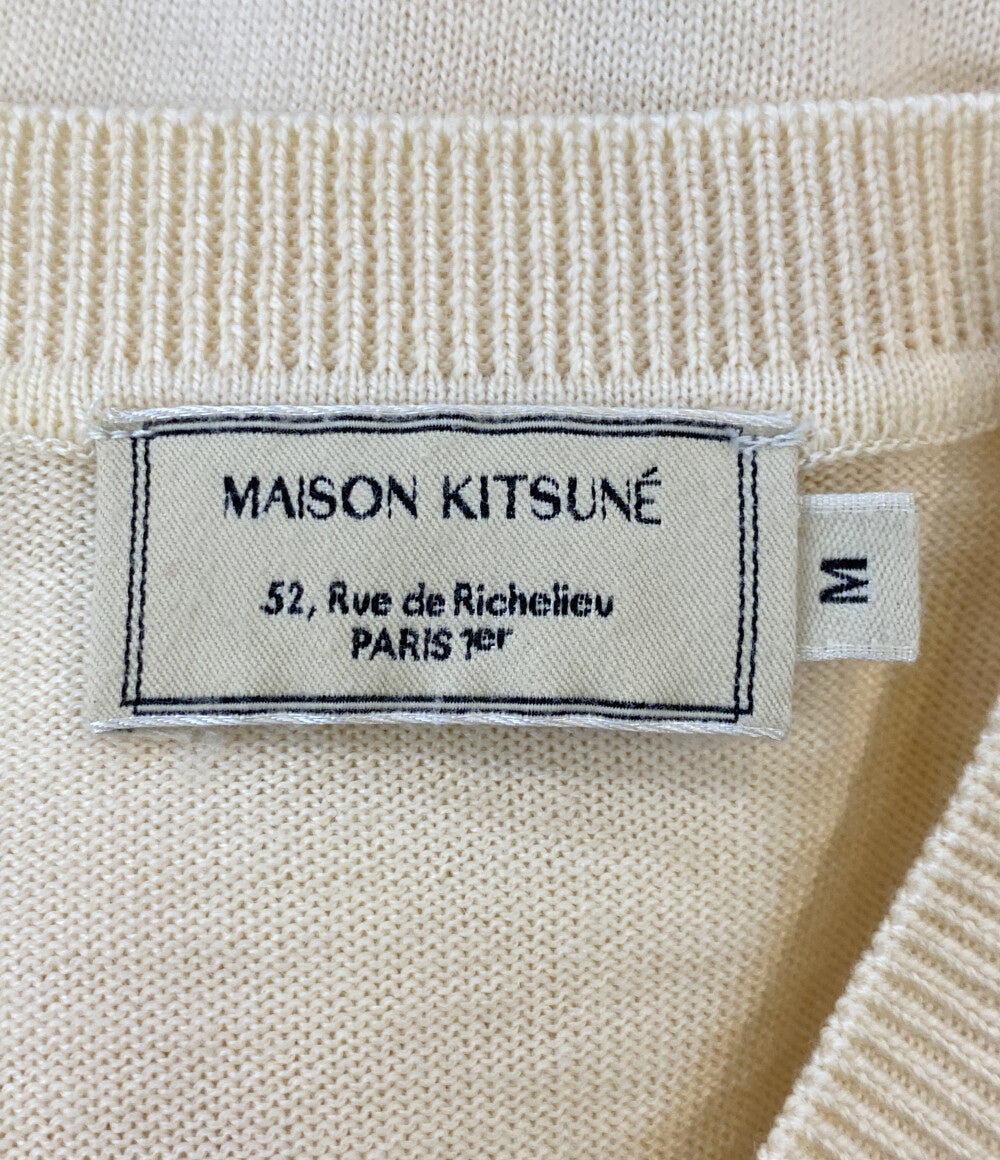 MAISON KITSUNE カーディガン ウール100 EW00562KT1036 レディース SIZE M メゾンキツネ