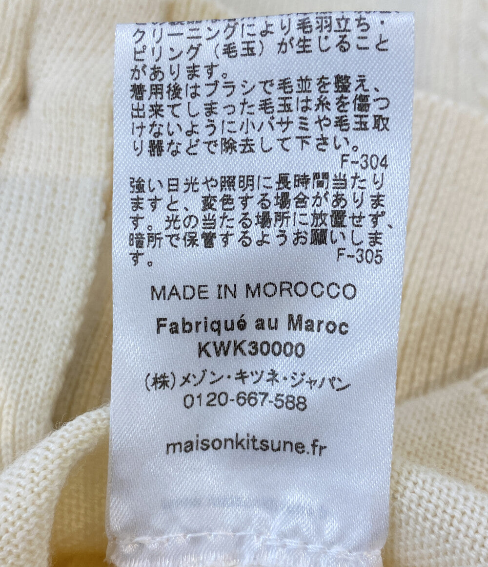 MAISON KITSUNE カーディガン ウール100 EW00562KT1036 レディース SIZE M メゾンキツネ