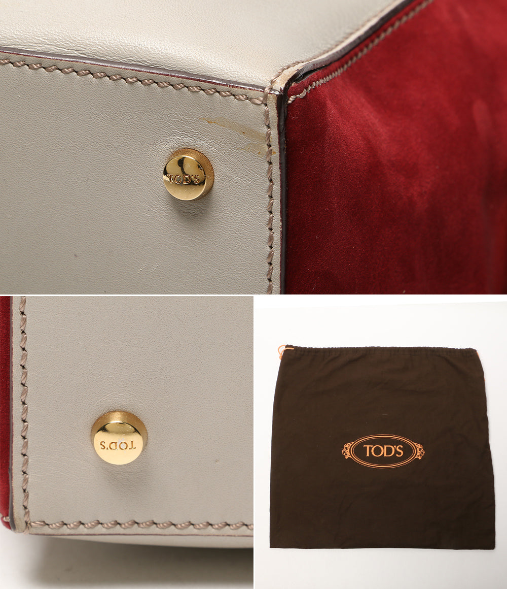TOD'S ハンドバッグ バイカラー 2wayショルダー レディース トッズ