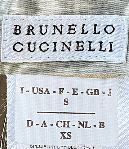 BRUNELLO CUCINELLI 長袖スウェードシャツ メンズ SIZE S ブルネロクチネリ