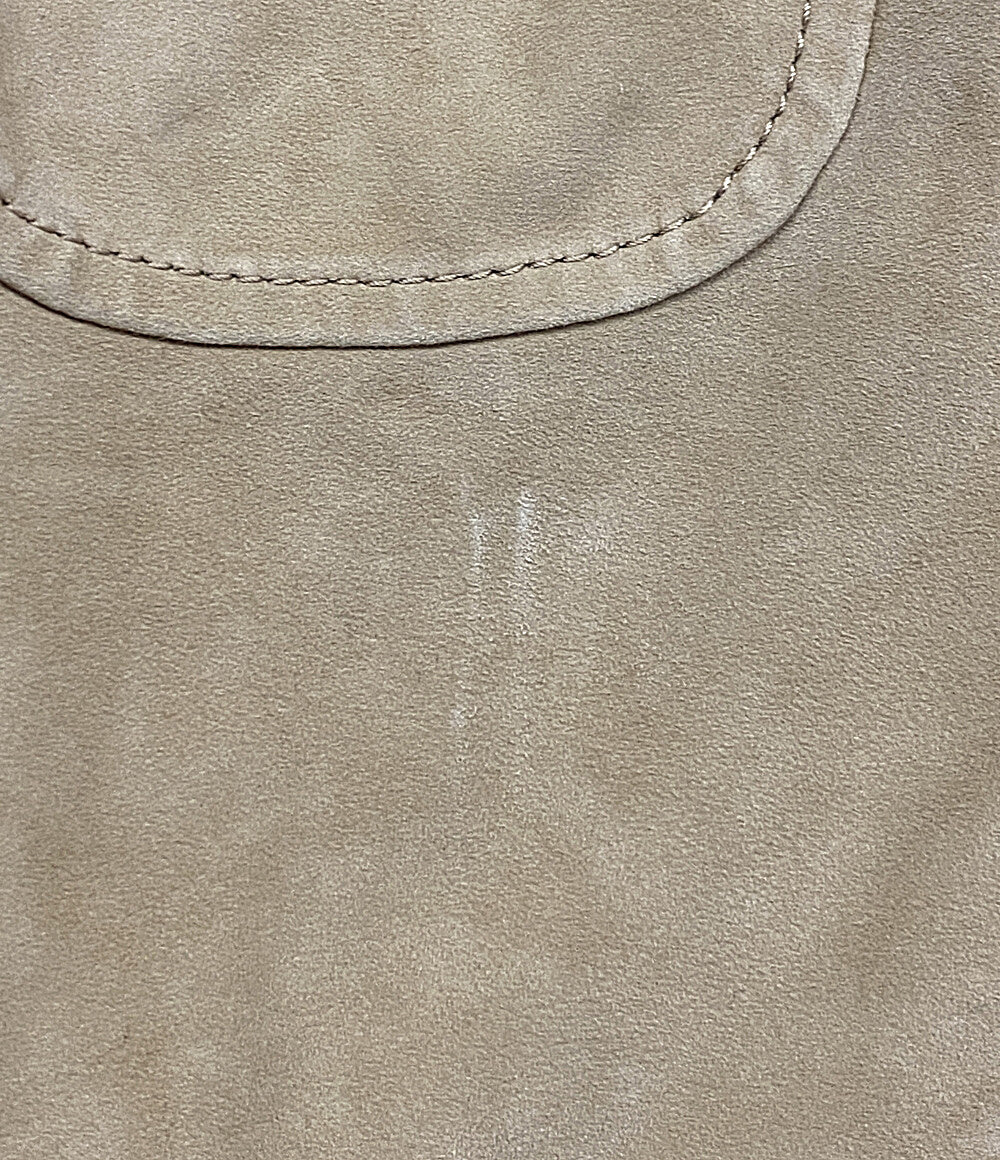 BRUNELLO CUCINELLI 長袖スウェードシャツ メンズ SIZE S ブルネロクチネリ